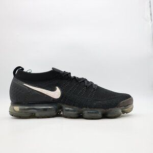 Nike Air Vapormax Flyknit 2 Mens Size 13 Black Running Shoes Mesh 942842-001